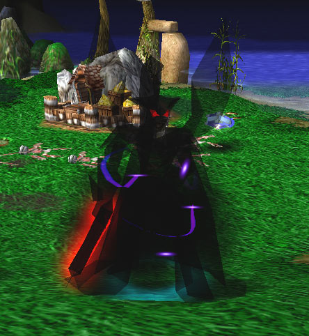 Screenshot de l'Avatar of Vengeance vu de face dans le jeu