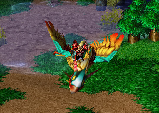 Screenshot du Dragon Hawk vu de face