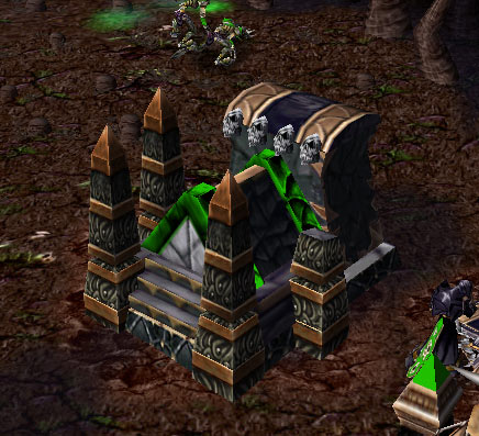 Screenshot du Tomb of Relics vu de face