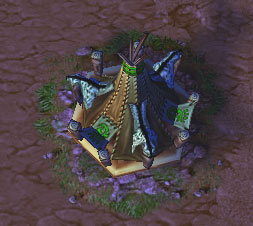 Screenshot du Spirit Lodge vu de haut
