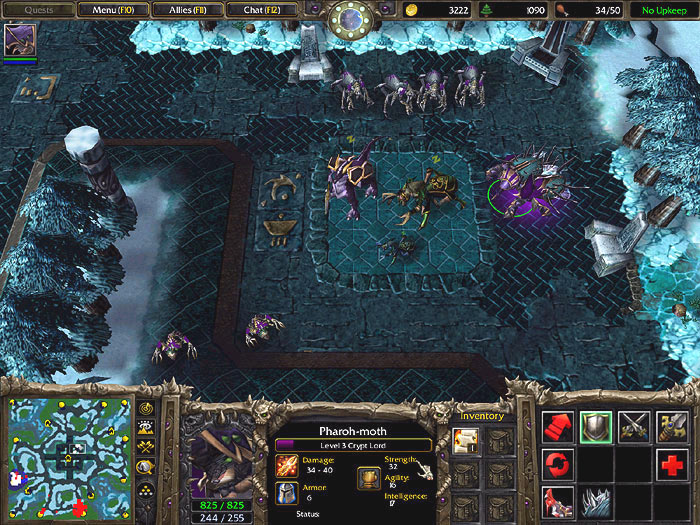 Screenshot de l'extension de Warcraft III (mai 2003)