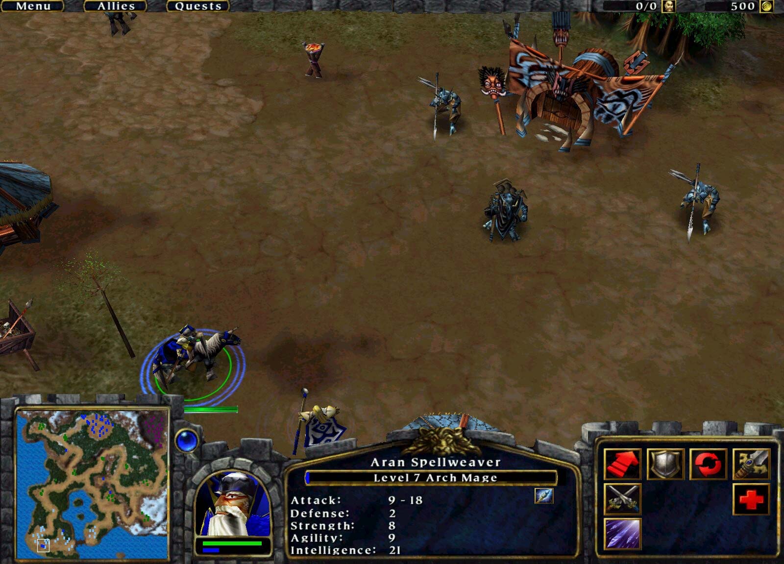 Screenshot d'avril 2001.