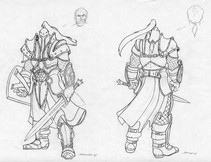 Concept Art de Warcraft III.