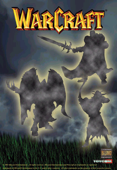 Les figurines Warcraft réalisées par Toycom (image de décembre 2002).