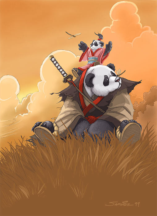 Les Pandas auront suivi longtemps le développement de War3...Blizzard les aime bien, nous aussi ;)