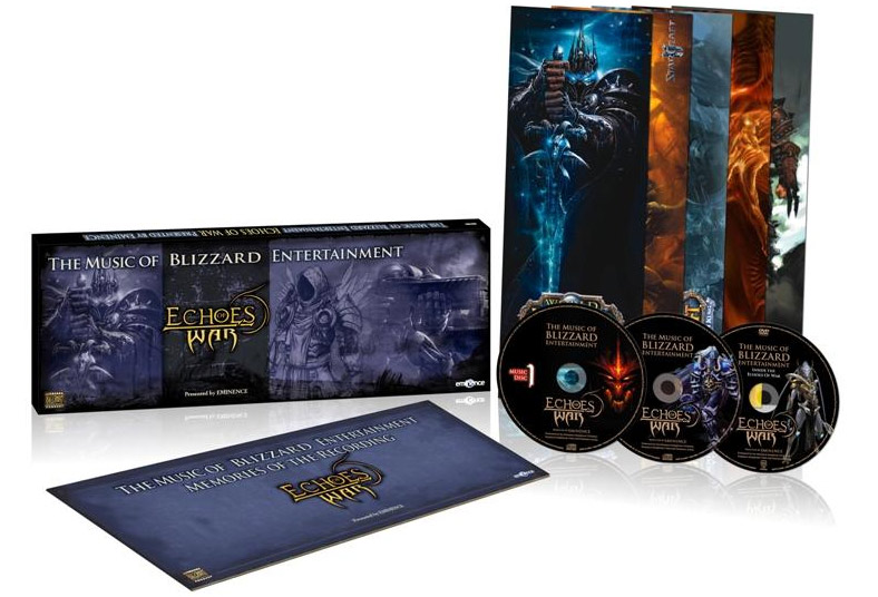 The Echoes of War, coffret de musiques de Blizzard. Edition Légendaire.